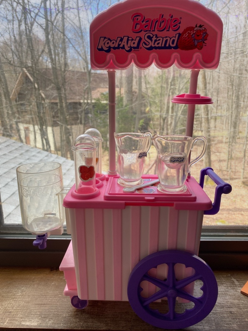 Barbie Pink and Purple Kool-Aid Play Stand - incomplete